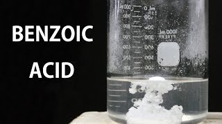 Making Benzoic Acid from sodium benzoate [upl. by Hutner]