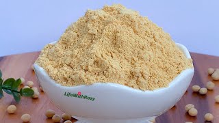 HOW TO MAKE SOY BEANS POWDEREASY HOMEMADE PROTEIN POWDER [upl. by Stillas]