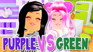 Using Only ONE COLOR in Adopt Mewith Megan Plays  BUILD BATTLE CHALLENGE in Roblox [upl. by Novak]