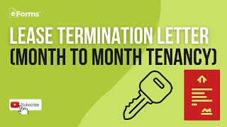 Month to Month Tenancy Lease Termination Letter [upl. by Ajiam]