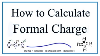 Formal Charges Calculating Formal Charge [upl. by Enirehtac]