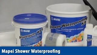 Mapei Shower Waterproofing  Screwfix [upl. by Elocel]