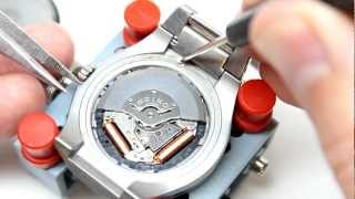 How to ChangeReplace Your Seiko Kinetic BatteryCapacitor [upl. by Ecinrev]