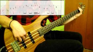 Red Hot Chili Peppers  Californication Bass Cover Play Along Tabs In Video [upl. by Naggem]