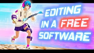 Editing a Fortnite Montage in a FREE Software [upl. by Aalst]