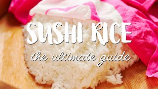 BEST Sushi Rice Recipe 寿司飯 StepByStep Guide [upl. by Abel]