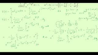 LogNormal Distribution Mean and Variance [upl. by Teiluj536]