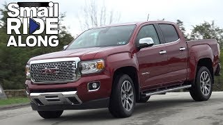 2019 GMC Canyon Denali  Review and Test Drive  Smail Ride Along [upl. by Assirrak222]