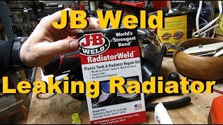 RADIATOR FIX  JB Weld Radiator Repair Kit [upl. by Kemppe623]