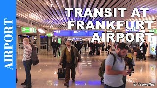 TRANSIT WALK AT FRANKFURT Airport FRA Terminal 1  Connection Flight Transfer Arriving amp Departing [upl. by Papotto]