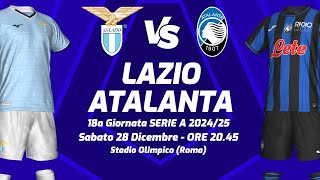 LAZIO  ATALANTA  SERIE A 202425  DIRETTA LIVE CRONACA STATISTICHE amp CAMPO 3D [upl. by Crain194]