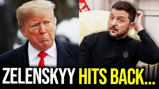 Zelenskyy HITS TRUMP BACK with Hilarious Troll [upl. by Ynnad]