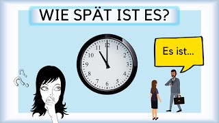 Die Uhrzeit  Test  Wie spät ist es  Deutsch lernen [upl. by Idnac481]