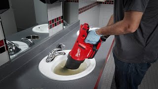 M12™ AIRSNAKE™ Drain Cleaning Air Gun Demonstration [upl. by Nnaynaffit]