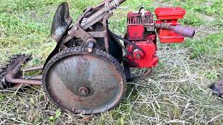 Vintage JARI Sickle Bar Mower  First Mow 2021 [upl. by Donetta23]