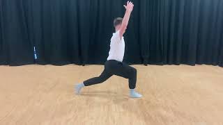 George English  6804135  GSA Musical Theatre Online Audition 2023 Dance Exercises [upl. by Pacian990]