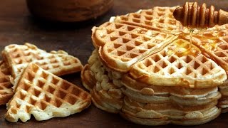 Homemade Waffles Recipe [upl. by Navi]