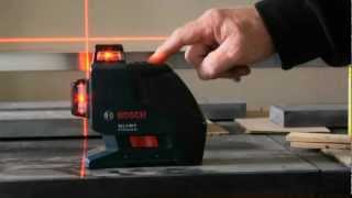 Bosch GLL280P Dual Plane Leveling and Alignment Laser Demo Video [upl. by Llenod872]