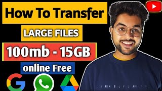 HOW TO SEND LARGE FILES ONLINE FREE 😍  Top 5 Website For Send Big File Without Any Data Loss [upl. by Bradleigh181]