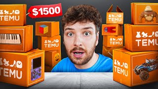 I Opened 1500 Worth of Scam Temu Products [upl. by Eeryt14]