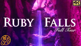 Ruby Falls Chattanooga Tennessee TN Full Tour 4k Underground Water Cave [upl. by Jonna192]