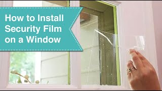 Installing Security Film [upl. by Sral]