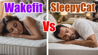 WakeFit Vs SleepyCat Mattress Comparison 2025 [upl. by Meeka139]