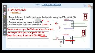 compteurs asynchrones partie1 [upl. by Yelrebma590]