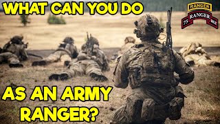 WHAT CAN YOU DO AS AN ARMY RANGER [upl. by Paik151]