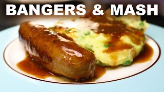 Quick bangers and mash  onion and Marmite gravy  Irish champ [upl. by Mok]