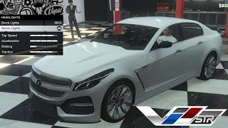 GTA 5  DLC Vehicle Customization  Albany VSTR Cadillac CTSV and Review [upl. by Liman]