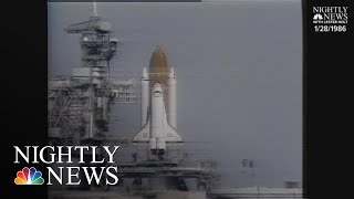 Archival Space Shuttle Challenger Disaster  NBC Nightly News [upl. by Dempster]