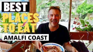 BEST PLACES TO EAT ON THE AMALFI COAST ITALY  Italy Travel Vlog [upl. by Eivol]