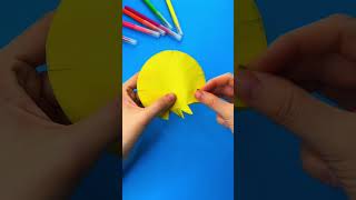 Fun and Easy Paper Sun ☀️ A Creative Craft 🎨 [upl. by Shaylah650]