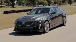 2016 Cadillac CTSV Review  First Drive [upl. by Petronille761]