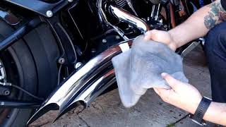 Chrome Exhaust Cleaning Tutorial [upl. by Atinuaj320]