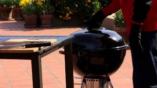 How to Use a Pizza Stone on Your Grill  Weber Grills [upl. by Akehsyt]