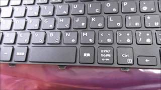 DELL inspiron 3000シリーズ キーボードKeyboard取り外し分解交換方法 [upl. by Samuel]